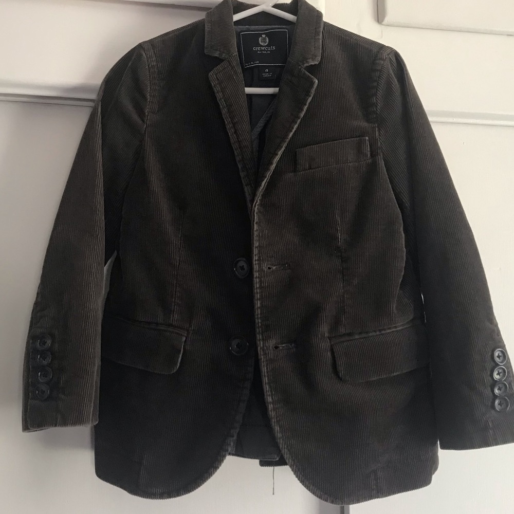 Crewcuts brown corduroy blazer size 4T